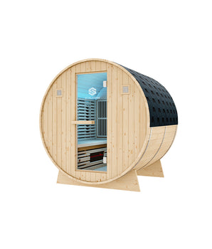 Skelcore Outdoor Infrared Barrel Sauna 4-6 Person